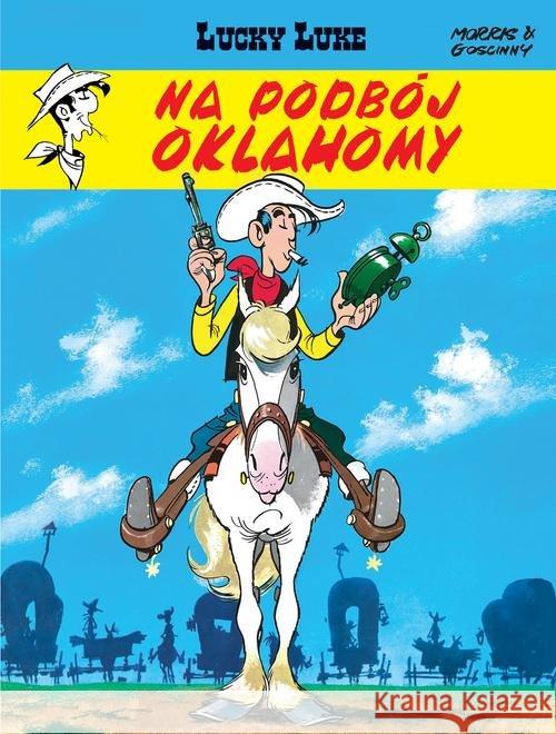 Lucky Luke T.14 Na podbój Oklahomy Goscinny Rene 9788328141353