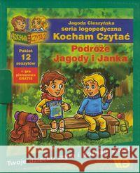 Kocham czytać. Pakiet 12 zeszytów (19-30) zielony Cieszyńska Jagoda 9788361009887 Wydawnictwo Edukacyjne