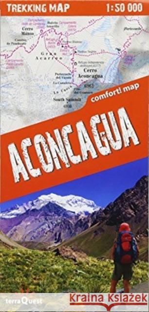 Trekking map Aconcagua 1:50 000 mapa  9788361155379 ExpressMap