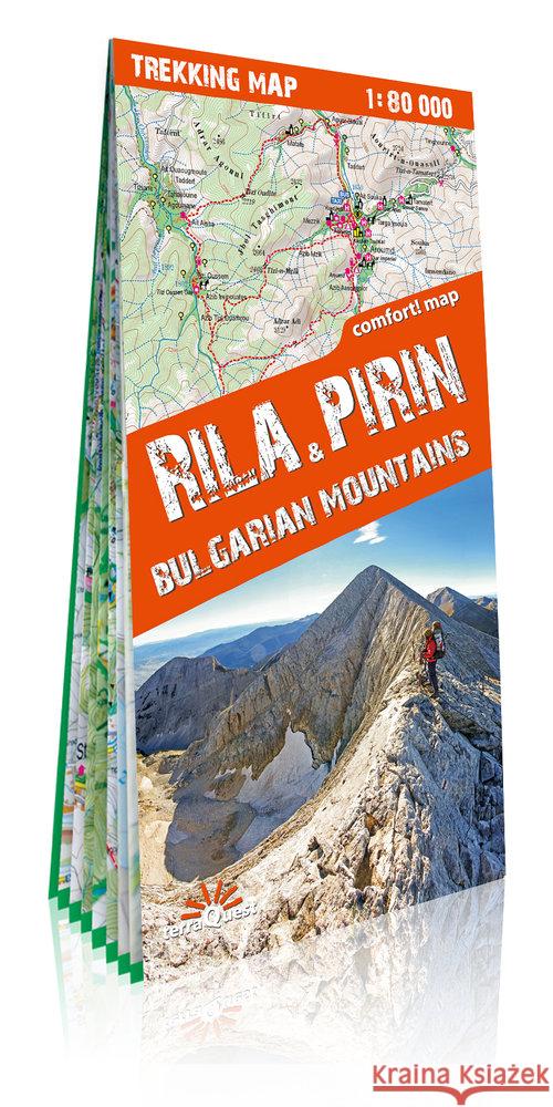 terraQuest Trekking Map Rila and Piryn terraQuest 9788361155591 terraQuest