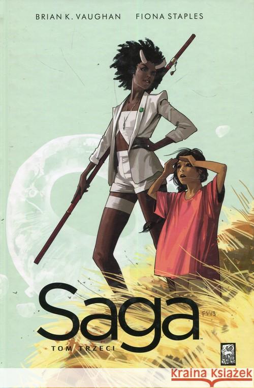 Saga T.3 Vaughan Brian K. Staples Fiona 9788361319597 Mucha Comics