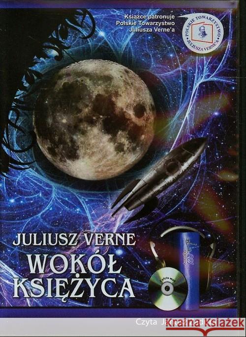 Wokół księżyca Audiobook QES Verne Juliusz 9788361593706 Qes Agency