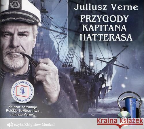 Przygody kapitana Hatterasa QES - audiobook Verne Juliusz 9788361593881 Qes Agency