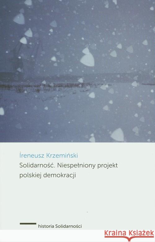 Solidarność Niespełniony projekt polskiej demokracji Krzemiński Ireneusz 9788362853083