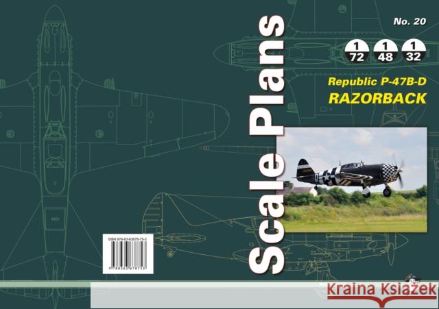 Republic P-47b-D Razorback Karnas, Dariusz 9788363678753 Mushroom Model Publications