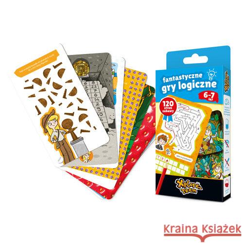 Xplore Team Fantastyczne gry logiczne 6-7 lat  9788364039478 Bright Junior Media