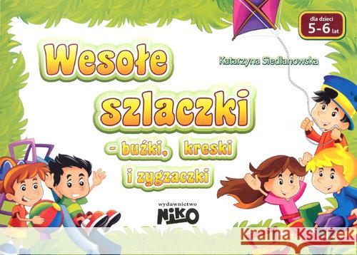 Wesołe szlaczki - buźki, kreski i zygzaczki Siedlanowska Katarzyna 9788364077265 Niko