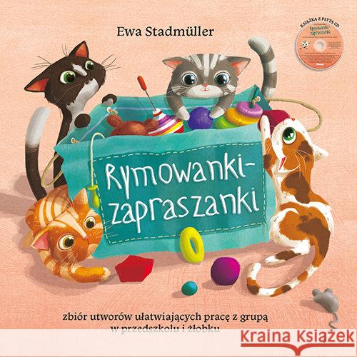 Rymowanki - zapraszanki + CD w.II Stadtmuller Ewa 9788364631856 Bliżej Przedszkola