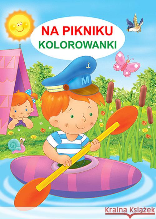 Kolorowanka - Na pikniku Żukowski Jarosław 9788364859502 Martel