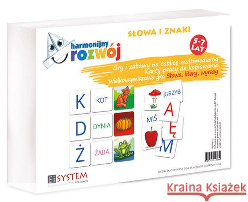 Harmonijny Rozwój Słowa i znaki  9788365418135 EI SYSTEM SP. Z O.O.