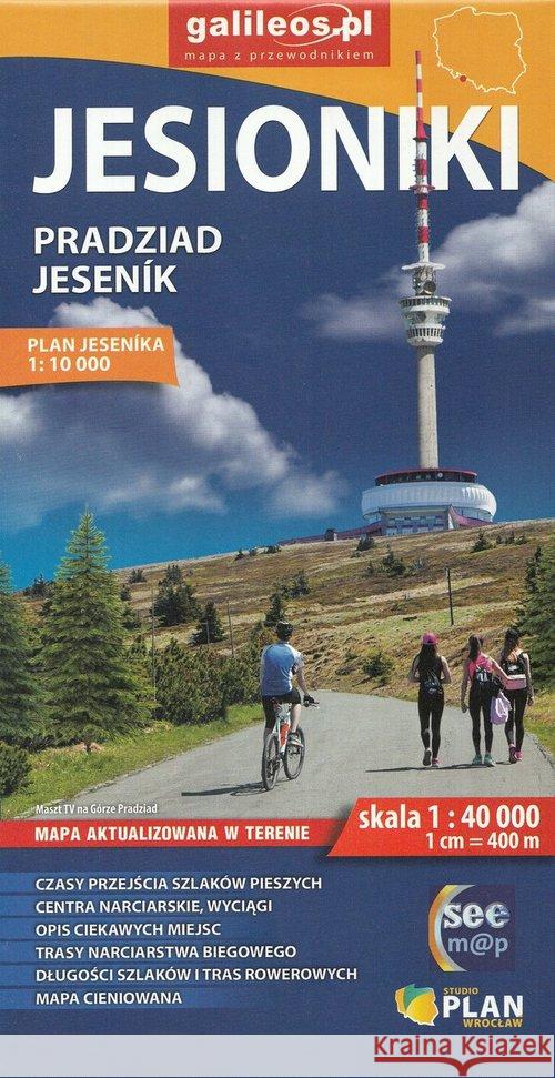 Mapa turystyczna - Jesioniki/Pradziad/Jesenik  9788365689757 Plan