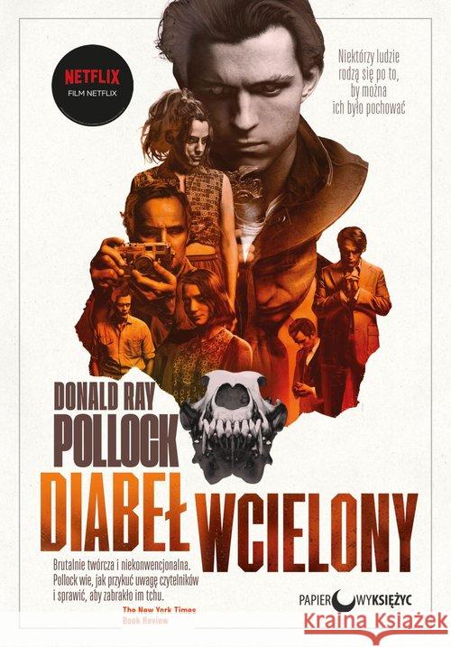 Diabeł wcielony okładka filmowa Donald Ray Pollock 9788365830883