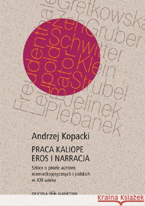 Praca Kaliope. Eros i narracja Andrzej Kopacki 9788366056657