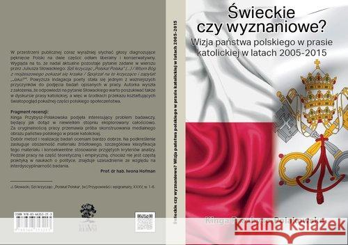 Świeckie czy wyznaniowe? Przybysz-Polakowska Kinga 9788366353213