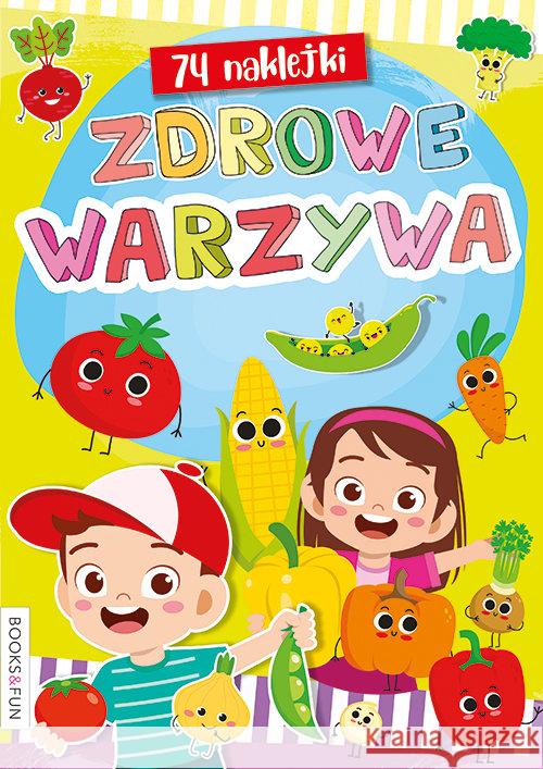 Kolorowanka. Zdrowe warzywa Praca Zbiorowa 9788366356382 Books and Fun