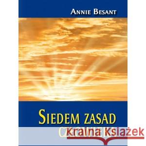 Siedem zasad człowieka BESANT ANNIE 9788366388901