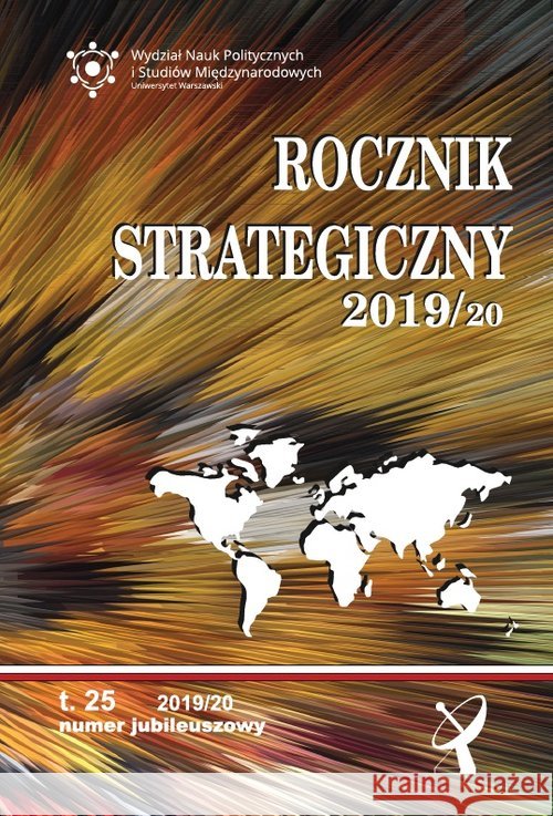 2019/2020 ROCZNIK STRATEGICZNY t. 25 null 9788366470323
