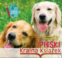 Książeczki z puzzlami i kolorowankami Pieski Opracowanie zbiorowe 9788367058292