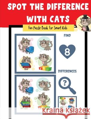 Spot the difference with cats Dagna Banaś 9788367106221 Zu Luxpad Publishing