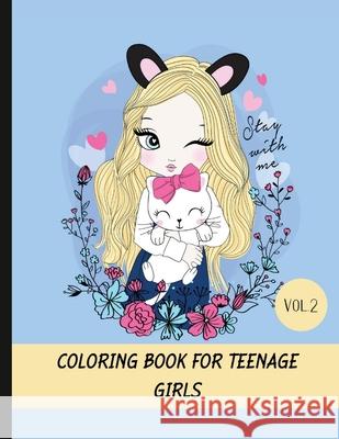 Coloring book for teenage girls Dagna Banaś 9788367106245 Zu Luxpad Publishing