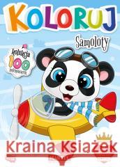 Koloruj - Samoloty praca zbiorowa 9788367668248