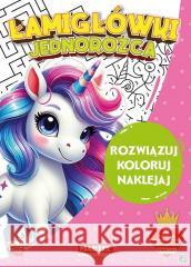 Łamigłówki jednorożca z naklejkami Katarzyna Salamon 9788367900300