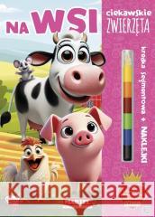 Ciekawskie zwierzęta. Na wsi z kredką i naklejkami Katarzyna Salamon 9788367900386