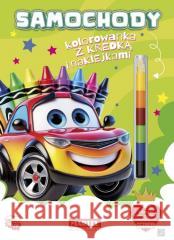 Kolorowanka Samochody z kredką i naklejkami Katarzyna Salamon 9788367900478