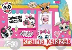 Zwierzaki słodziaki - kolorowanka z naklejkami Katarzyna Maćkowiak 9788368195040
