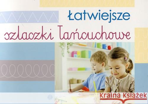 Łatwiejsze szlaczki łańcuchowe Hinz Magdalena 9788371349126 Harmonia