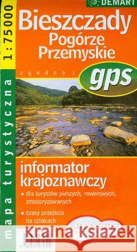 Mapa Turs. Bieszczady / Pogórze Przemyskie DEMART  9788374275392 Demart