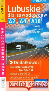 Lubuskie dla zawodowców. TIR. Mapa samochodowa  9788374277976 Demart