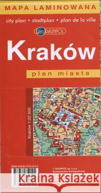 Plan Miasta EuroPilot. Kraków laminat  9788374752145 Daunpol