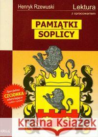 Pamiątki Soplicy z oprac. GREG Rzewuski Henryk 9788375171068 Greg