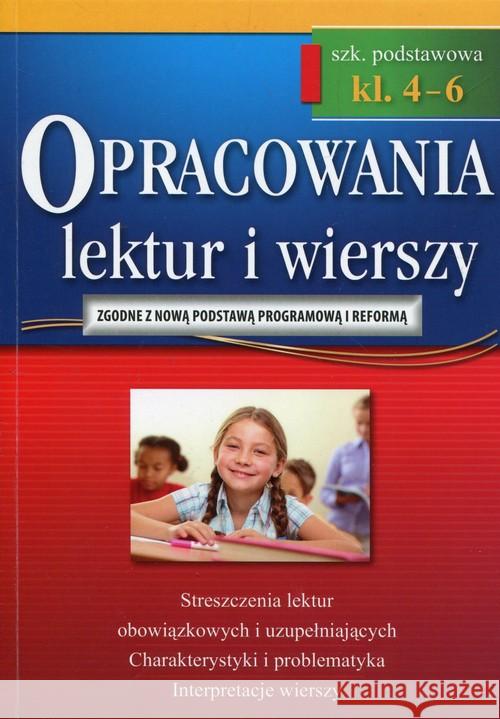 Opracowania SP 4-6 lektur i wierszy w.2018 GREG Baczyński Jakub Gradoń Olga Karczewski Adam 9788375177886 Greg