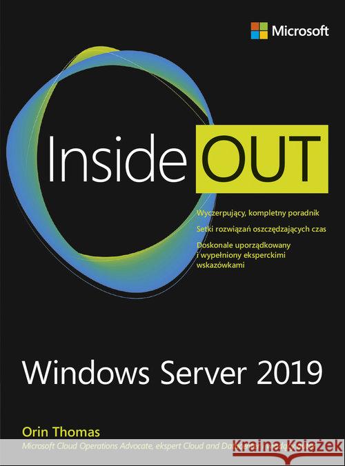 Windows Server 2019 Inside Out Orin Thomas 9788375414295 Promise
