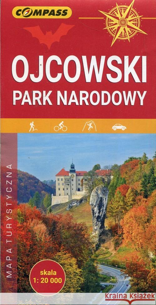 Ojcowski Park Narodowy mapa turystyczna 1:20 000  9788376059716 Compass