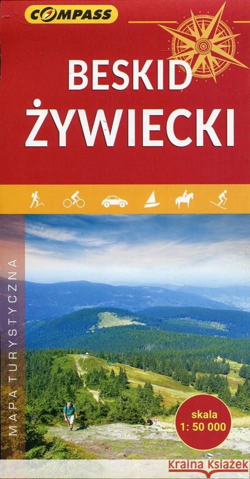 Beskid Żywiecki mapa turystyczna 1:50 000  9788376059884 Compass