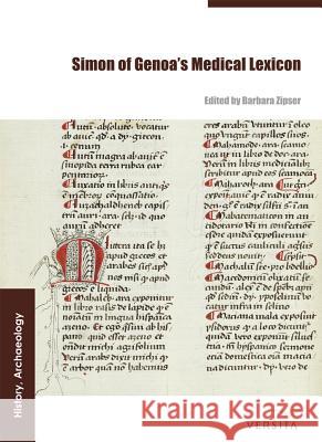 Simon of Genoa's Medical Lexicon  9788376560229 Versita