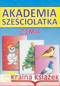 Akademia sześciolatka Zima Guzowska Beata 9788377741931 Literat
