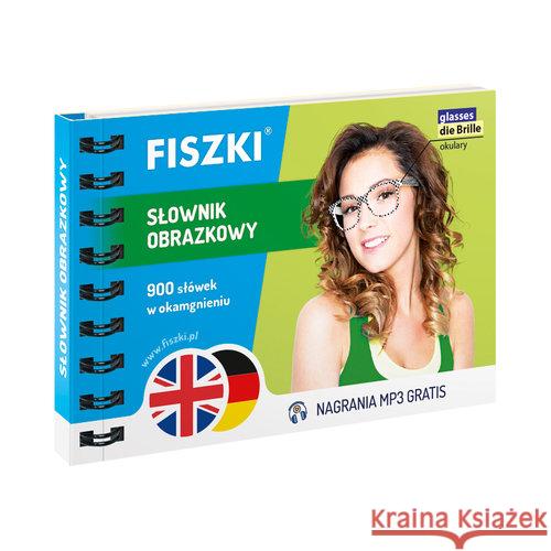 Fiszki. Słownik Obrazkowy - angielski + niemiecki Perczyńska Kinga 9788378432357