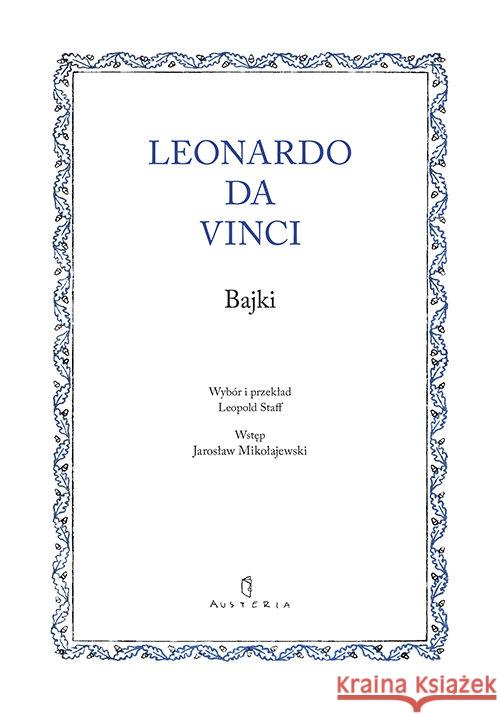 Bajki Leonardo Da Vinci 9788378662655