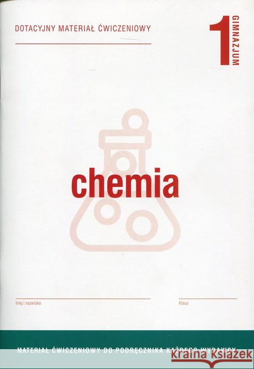 Chemia 1 Dotacyjny materiał ćwiczeniowy Szczepaniak Maria Barbara Waszczuk Janina 9788378791461 Operon