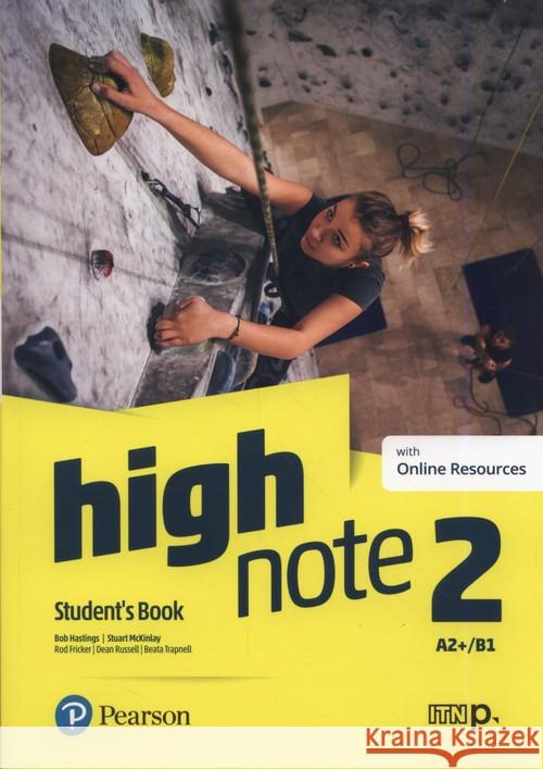 High Note 2 SB A2+/B1 + online + Benchmark PEARSON Hastings Bob McKinlay Stuart 9788378827429 Pearson