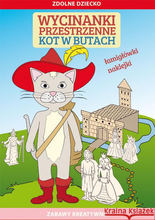 Wycinanki przestrzenne Kot w butach Guzowska Beata Matwijow Michał 9788378980957 Literat
