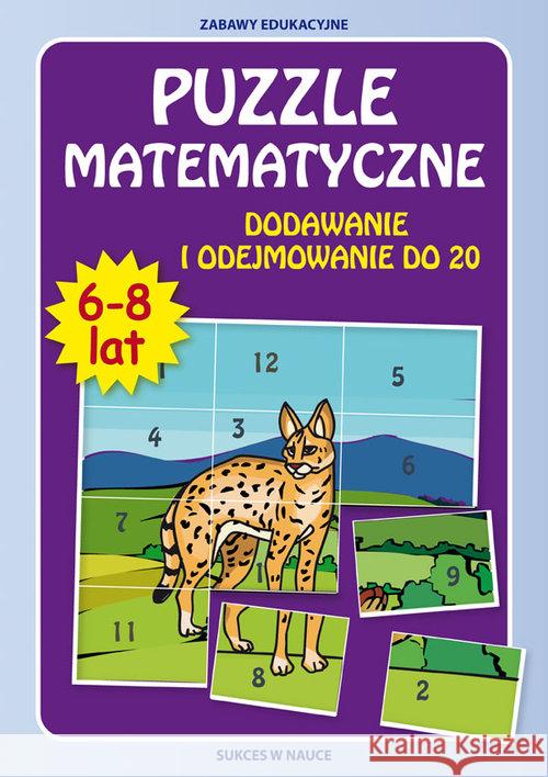 Puzzle matematyczne 6-8 lat Guzowska Beata Tonder Krzysztof 9788378987741 Literat