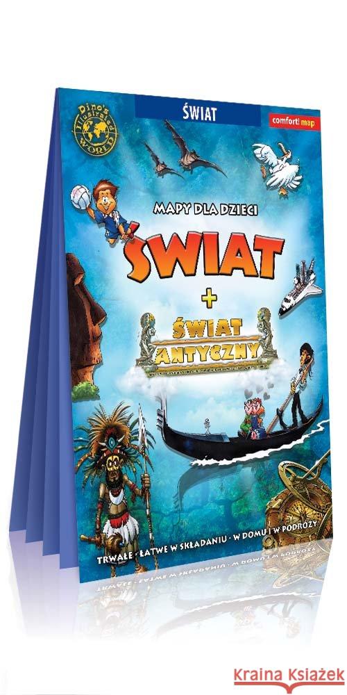 Świat + Świat antyczny comfort! mapa laminowana  9788380461789 ExpressMap