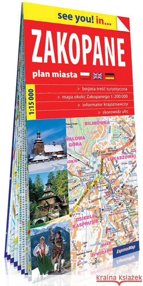 See you! in... Zakopane 1:15 000 plan miasta  9788380465862 ExpressMap