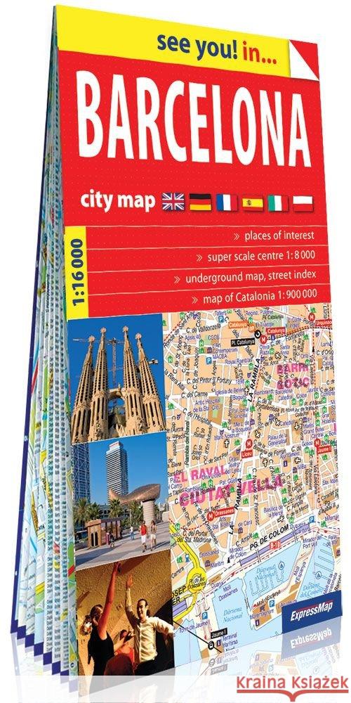 See you! in... Barcelona - plan miasta 1:16 000  9788380467248 ExpressMap