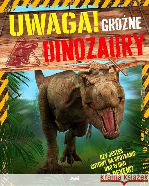 Uwaga! Groźne dinozaury Hibbert Clare 9788380571945 Debit